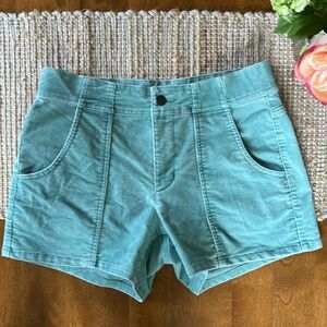 Toad&Co Coaster Cord Women's Green Shorts 6